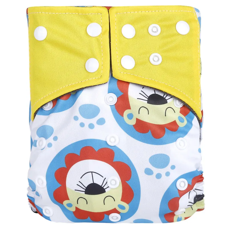 

[simfamily] 1PC Reusable Bamboo Charcoal Cloth Pocket One Size Nappy Diaper Cover