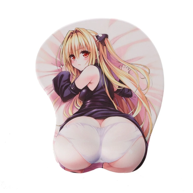 Anime 3D Mouse Pad Hips Creative Design Silicone Mouse Pad Creative Wrist Rest Support