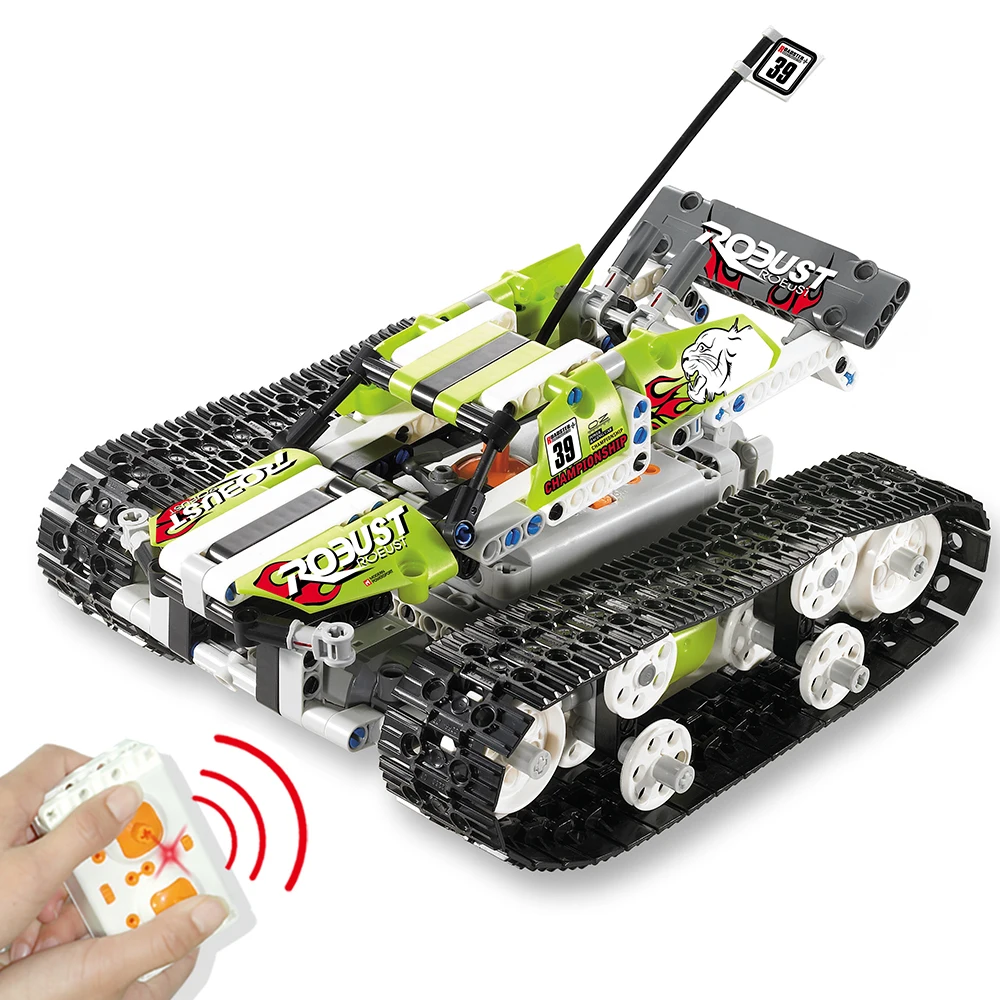 

Technic Series The RC Tank Track Remote-control Race Car Transformation Building Blocks legoingly Bricks Educational Toys
