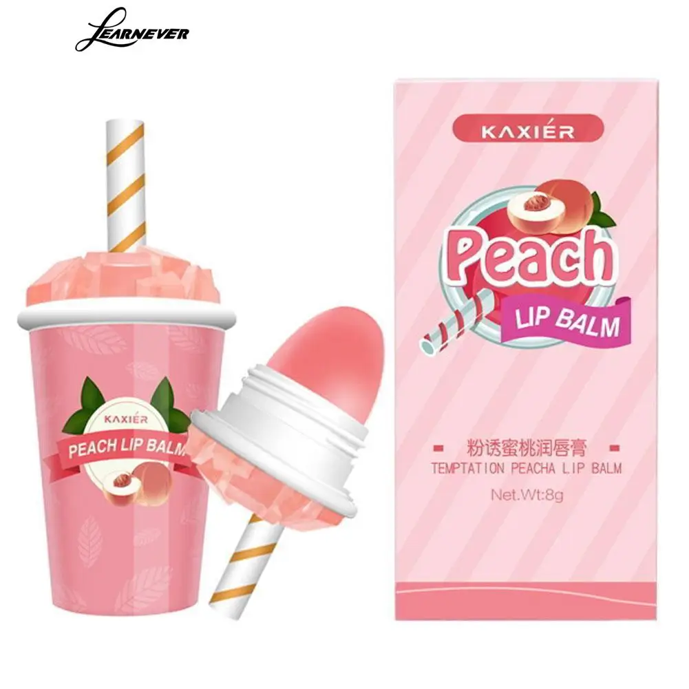 

LEARNEVER 4 Colors Cute Ice Cream Lipstick Tempture Color Changed Lip Balm Long Lasting Moisturizing Lip Care Makeup Lips