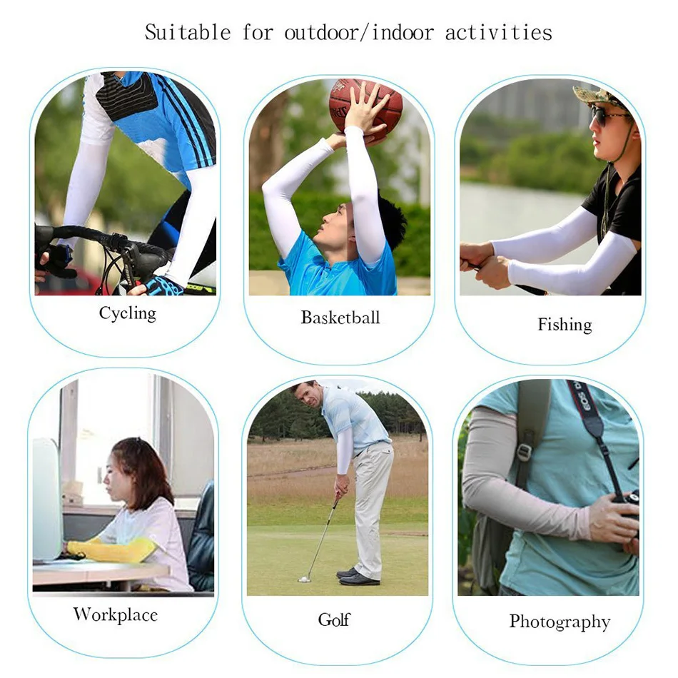 1-Pair-Ultralight-Ice-Fabric-Arm-Sleeves-Mangas-Warmer-Summer-Sports-UV-Protection-Outdoor-Running-Basketball