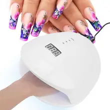 56 Вт интеллектуальная сушилка для гель-лака лампа УФ светодиодный ЖК-дисплей Маникюр машина b