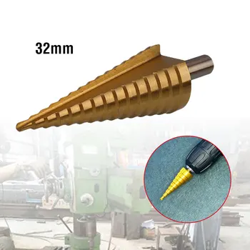 

32mm Large HSS Driller Step Cone Titanium Cut Hole Cutter Drilling Drill Bit