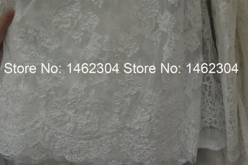 

100% High Quality Heavy Cord lace fabric Off White 3meter/pc , Gorgous Soft Bridal Wedding Applique Guipure Lace Fabric