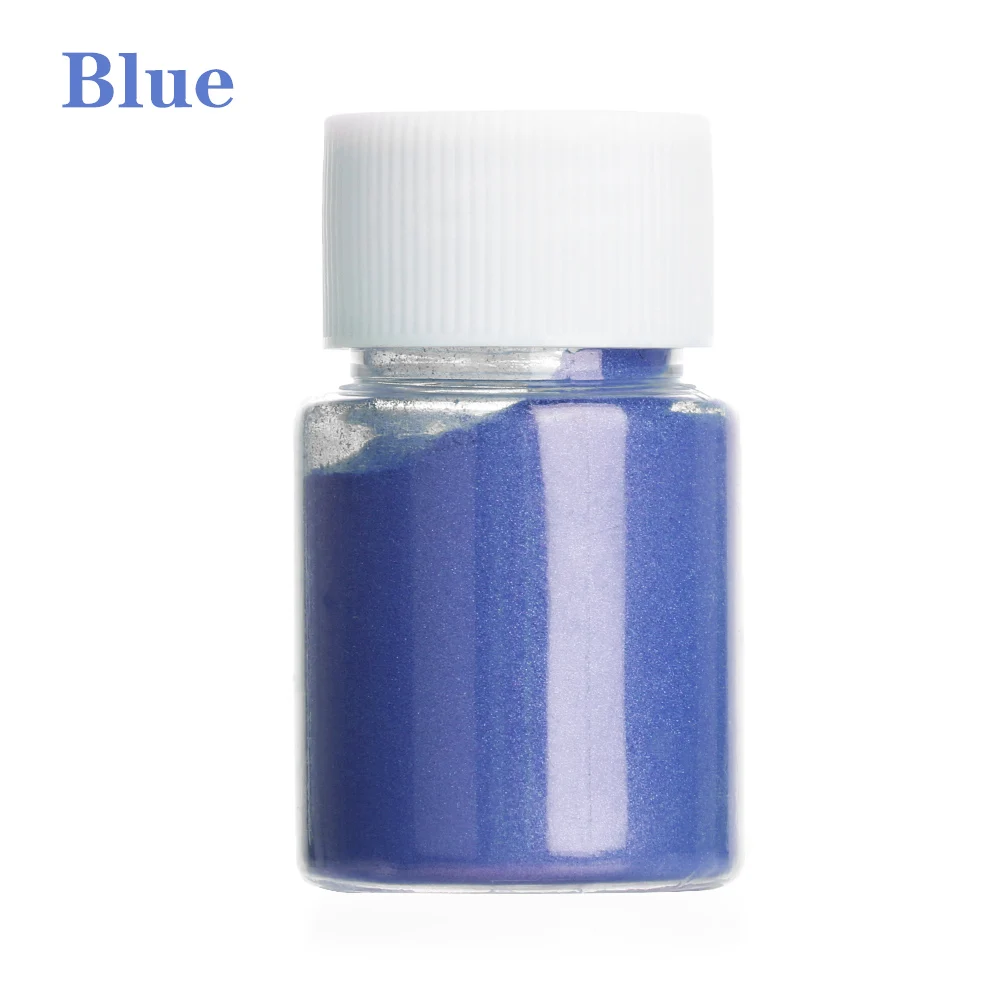 1 коробка порошковых пигментов для самостоятельного изготовления мыла для ванной, косметическое изготовление, смоляный макияж, лак для ногтей, художественные туалетные изделия - Цвет: 25ml-Blue