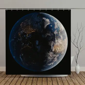 

Art Shower Curtain Original Design of Our Blue Marble The Earth
