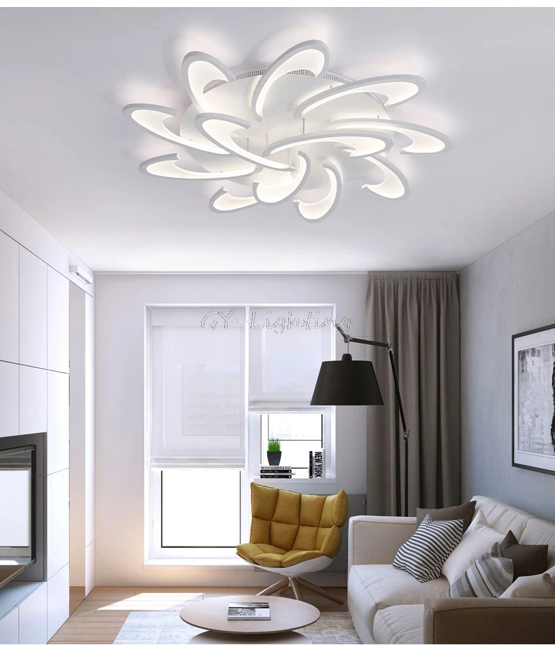 Светодиодный Современный потолочные светильники потолочный светильник креативный блеск светодиодный светильник lamparas de techo для фойе гостиной
