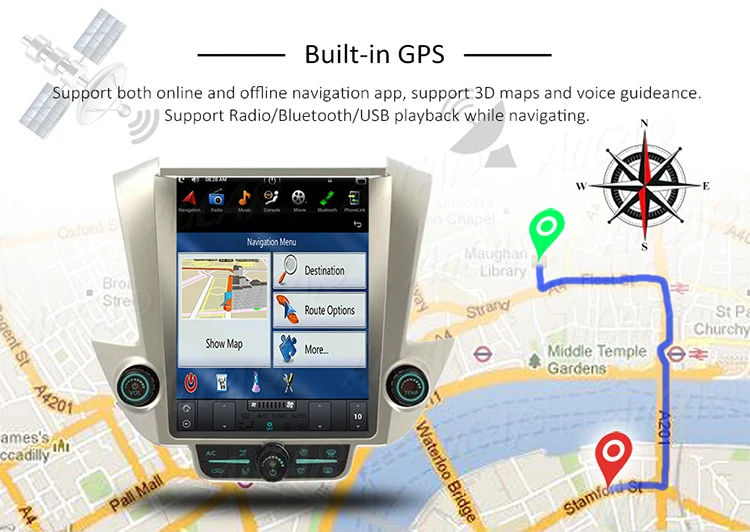 Excellent AuCAR Tesla 12.1" Android 8.1 Car radio 2 din 1 din DVD for GMC Yukon Chevrolet Tahoe Suburban 2015-2019 GPS Navigation IPS AUX 14 Excellent AuCAR Tesla 12.1" Android 8.1 Car radio 2 din 1 din DVD for GMC Yukon Chevrolet Tahoe Suburban 2015-2019 GPS Navigation IPS AUX 14