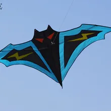 Спорт на открытом воздухе 2 м летучая мышь Мощный воздушный змей нейлоновая ткань бывшая поддержка смолы стержней Летающий