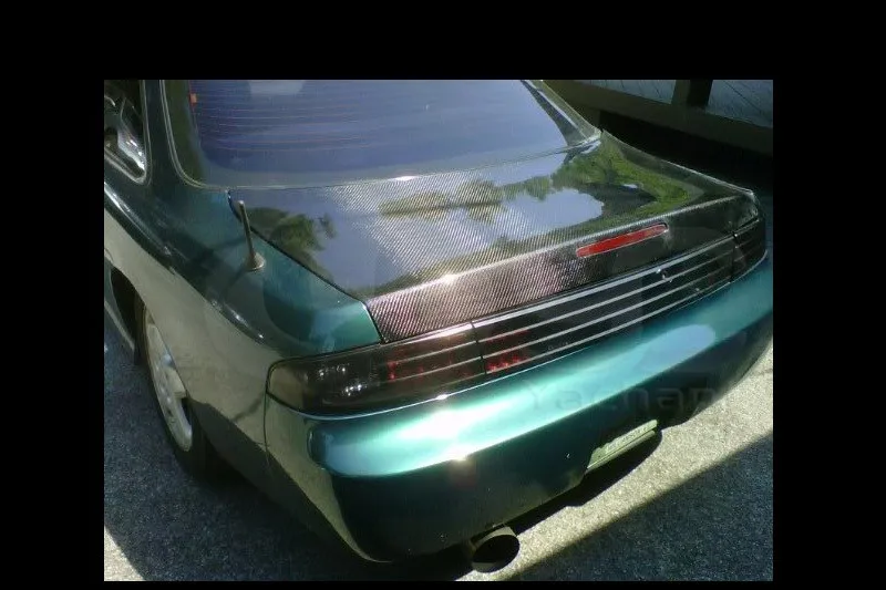 1995-1998 Nissan S14 S14A Silvia Zenki Kouki 200SX 240SX Trunk Bootlid with Break Light Hole CF (10)