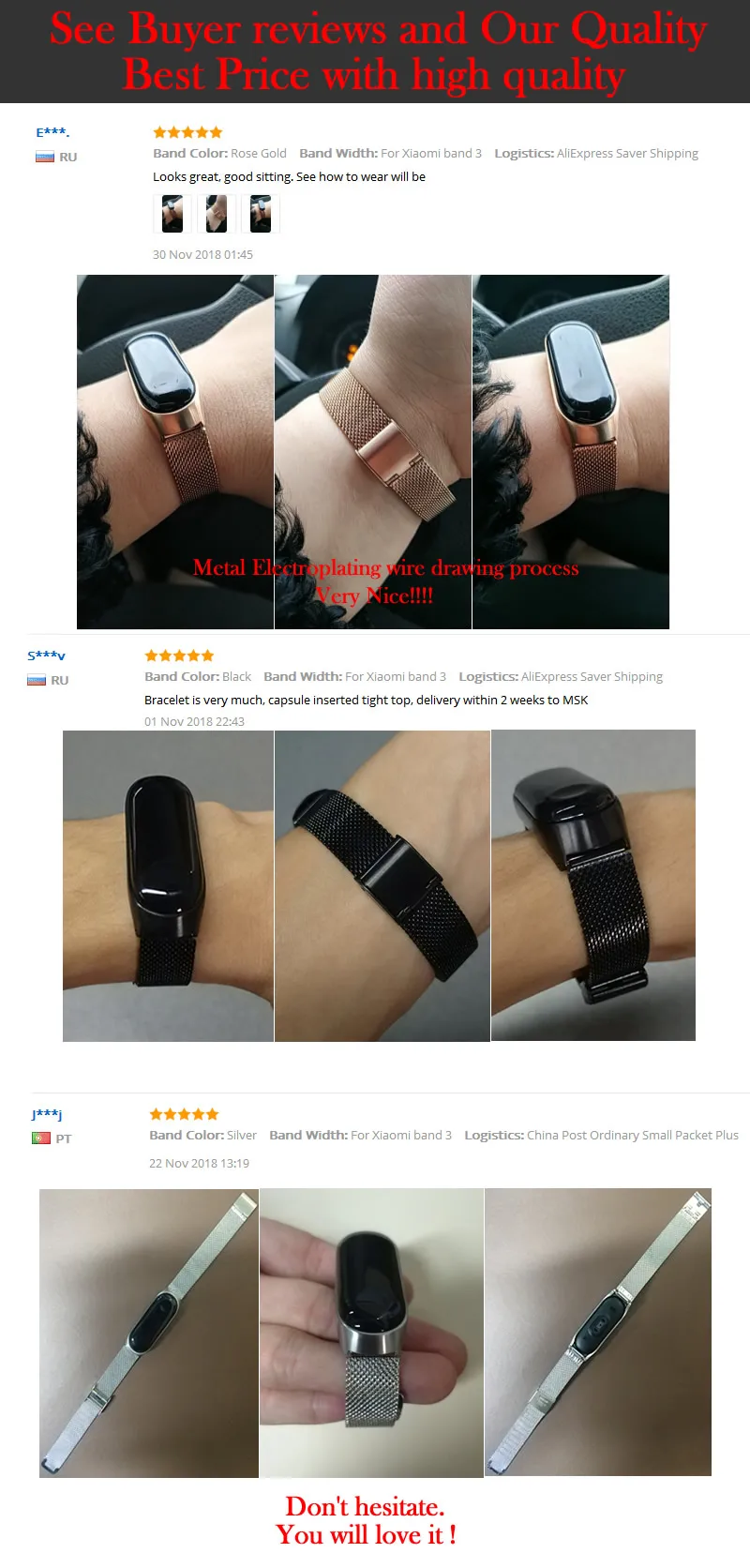 Новейший браслет mi Band 4 3, ремешок без винтов из нержавеющей стали для Xiaomi mi band 3, браслет mi band 2, браслет Pulseira mi Band 4