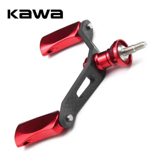 Special Price Kawa Fishing Reel Double Handle with Aluminum Alloy Knobs, Suit for Shimano Spinning Reel, Carbon Fiber Fishing Tackle Accessory Special Price Kawa Fishing Reel Double Handle with Aluminum Alloy Knobs, Suit for Shimano Spinning Reel, Carbon Fiber Fishing Tackle Accessory