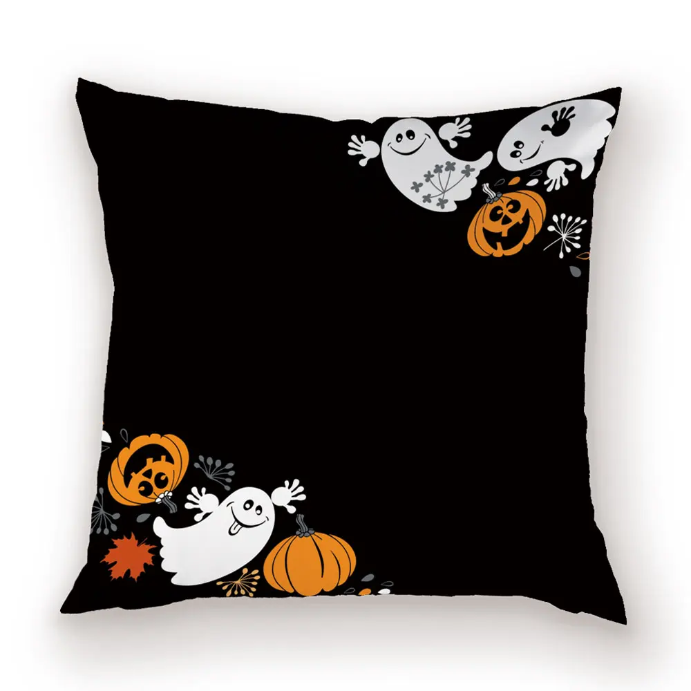 Happy Throw Pillow Cover Holidays Decorative Cushion Covers Halloween Christmas Festival Home Decor Living Room Pillows Case - Цвет: L770-6