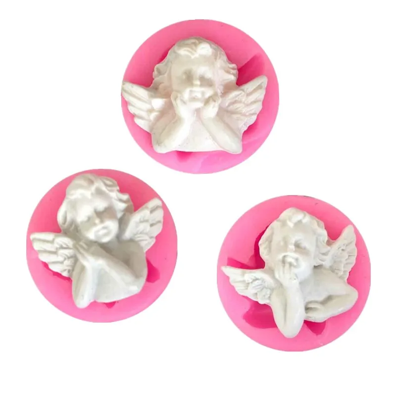 Latest Angel Expression Mold Silicone Mold Chocolate Fudge Tool Cake Decorating Tool Mold L012/L054/L069