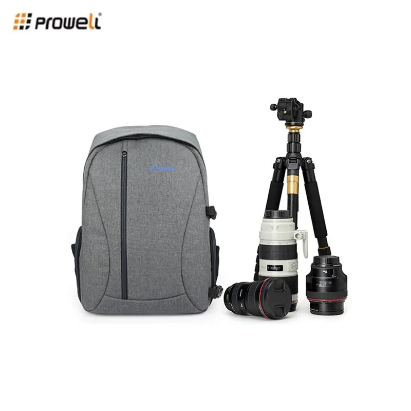 PROWELL DC21439 Waterproof Digital DSLR Photo Padded Backpack Multi