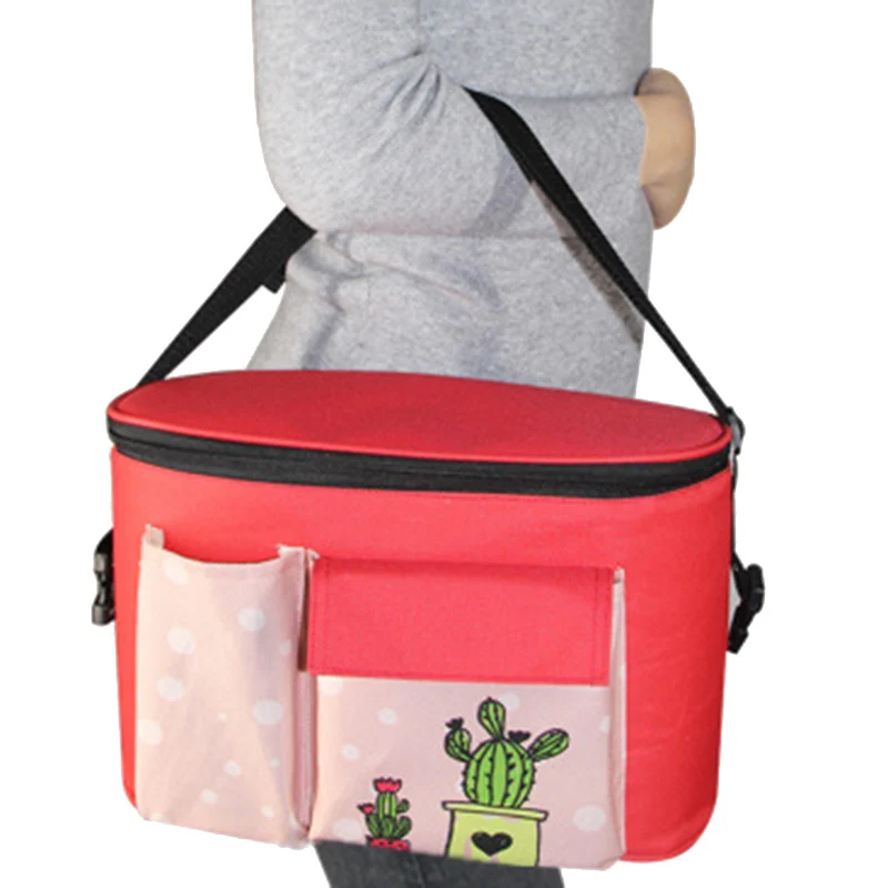 Baby Stroller Bag Multifunction Oxford Mummy Nappy Bags Large Capacity Organizer Milk Bottle Warmer Easy Install Bags BB6042 (9)