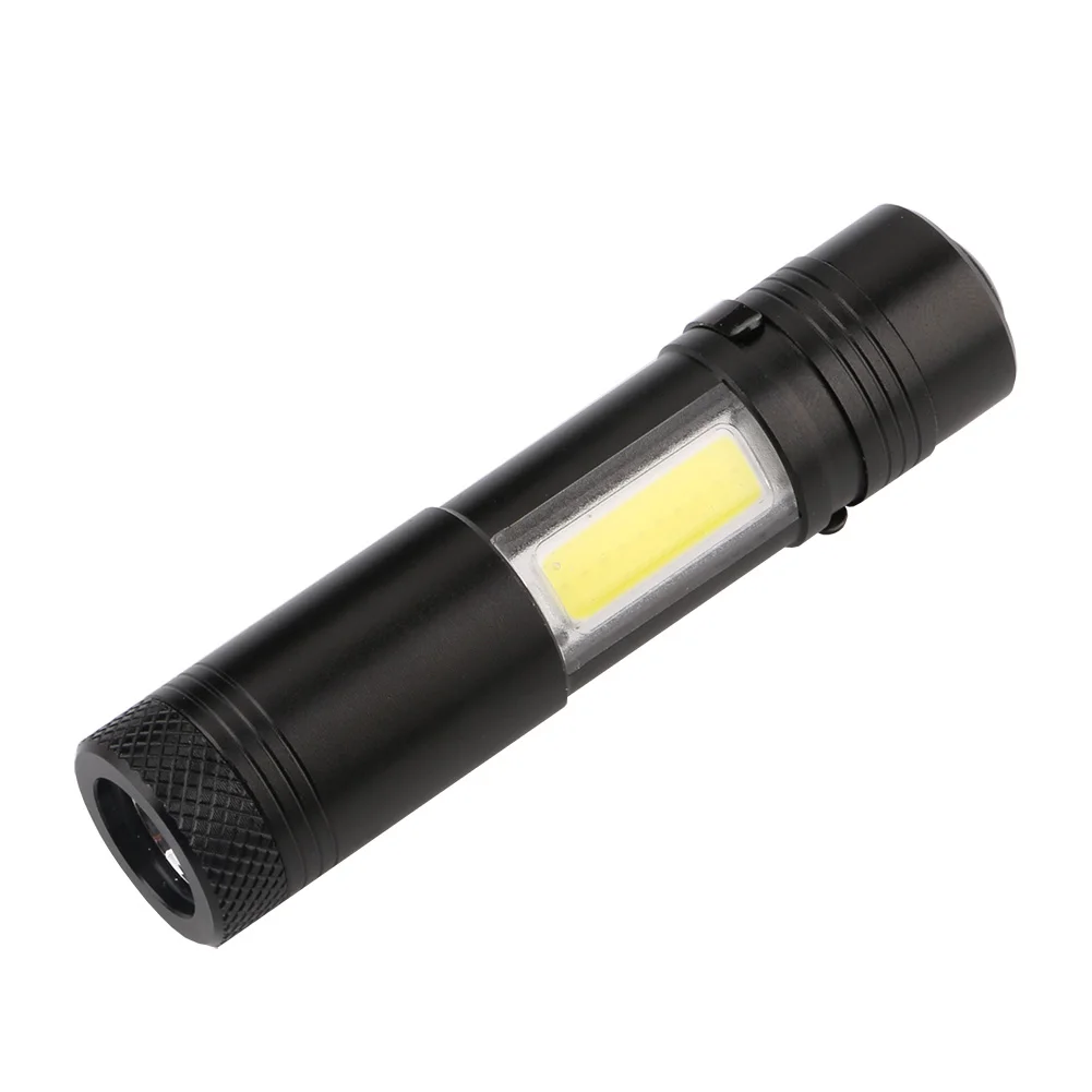 

Mini XPE COB LED Portable Flashlight Work Light Waterproof 4 Modes Lamp Linterna Lanterna Pen Torch Light use 14500/AA Battery