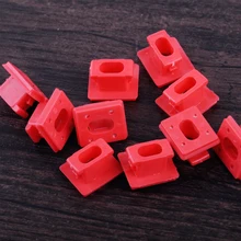 DWCX 10Pcs Red Dashboard Dash Trim Strip Inserts Clip Grommets 51458266814 Fit for BMW E46 3 Series E65 7 Series X3 E85