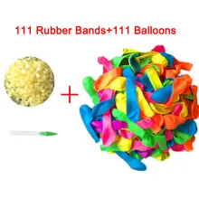 111Pcs Lustige Wasser Luftballons Spielzeug Magie Sommer Strand Party Outdoor Füllung Wasser Ballon Bomben Spielzeug Für Kinder Erwachsene Kinder