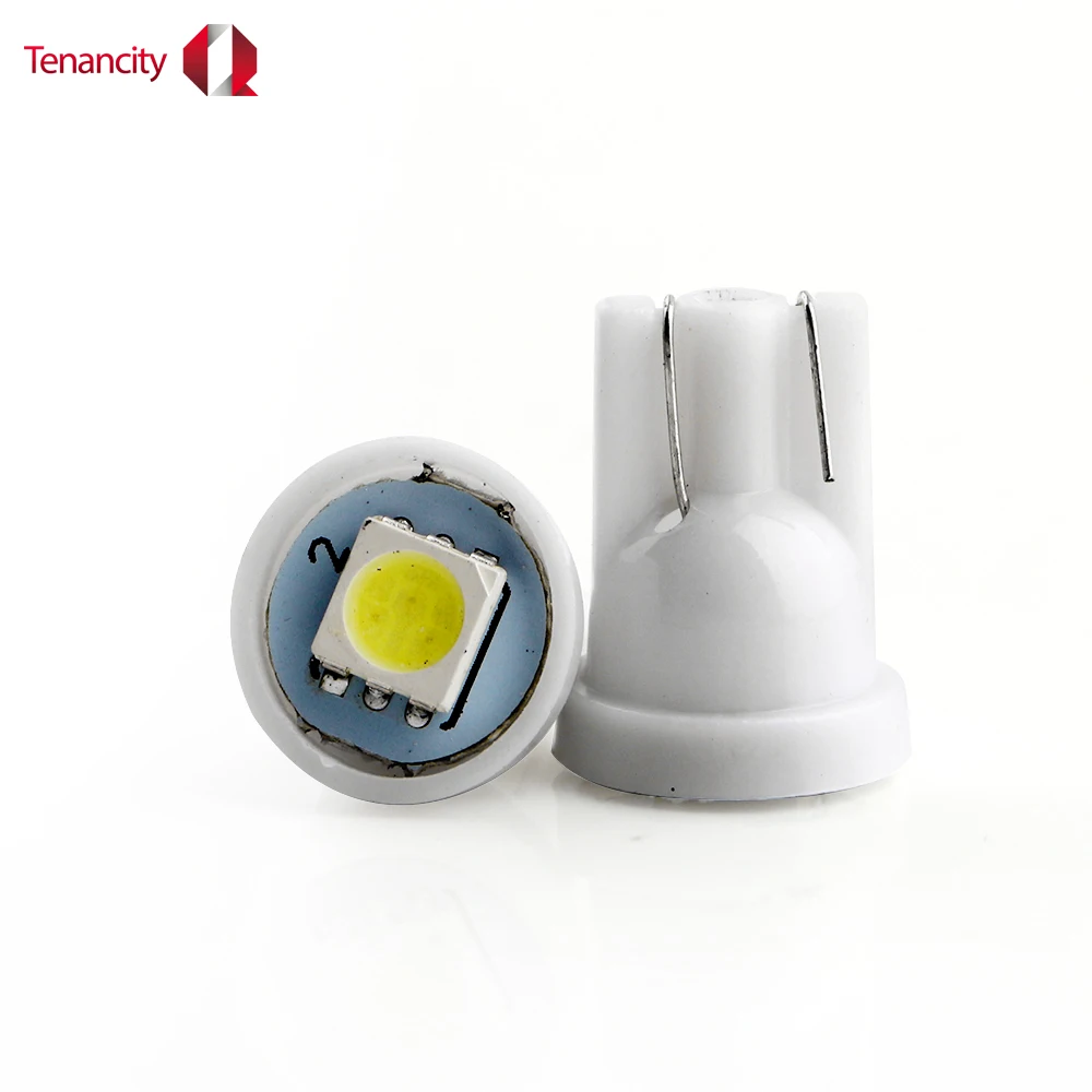 10 100 шт. красочные T10 5050 1SMD 194 168 W5W автомобилей клина стороны Хвост Чтение свет