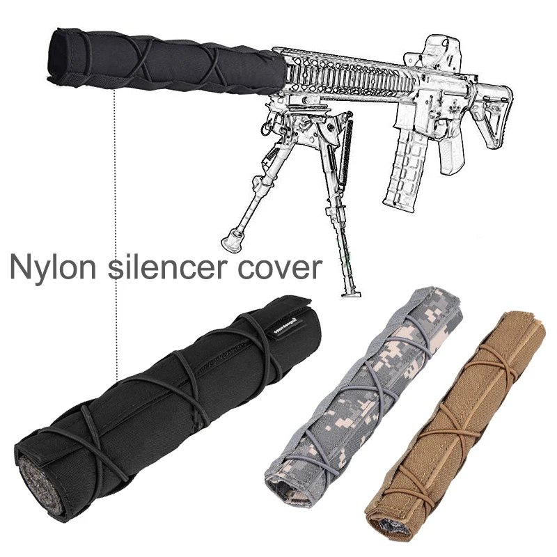 

Tactical Shield Sleeve Airsoft Muffler Muffler Shooting 2019 Mirage Heat Cover Multicam Outdoor 8.66" 22cm
