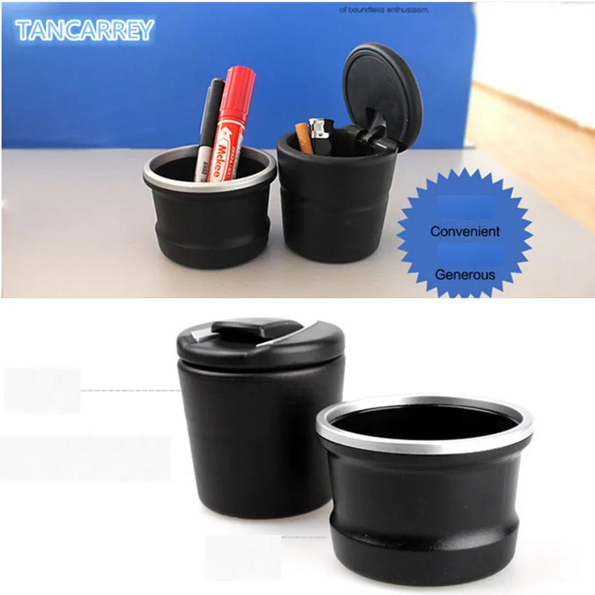 

Car Ash Tray Ashtray Storage Cup With LED FOR Hyundai Solaris Accent I30 IX35 Tucson Elantra Santa Fe Getz I20 Sonat Accessories