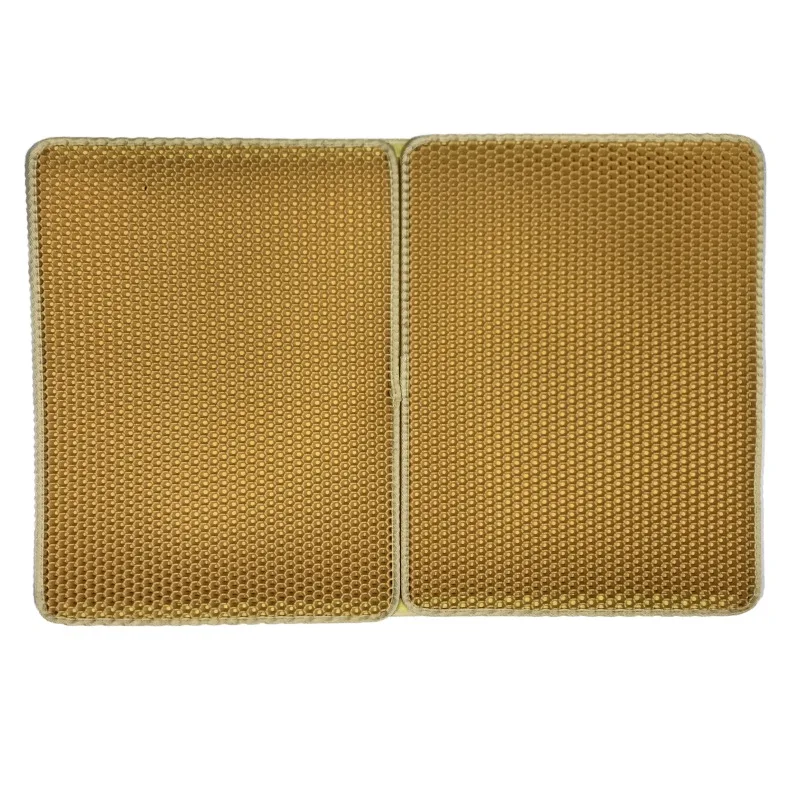 

Cats Litter Mat Portable Double-Layer EVA Waterproof Cats Mat Wearable Supplies Trapper Pad Smooth Surface Breathable Holes