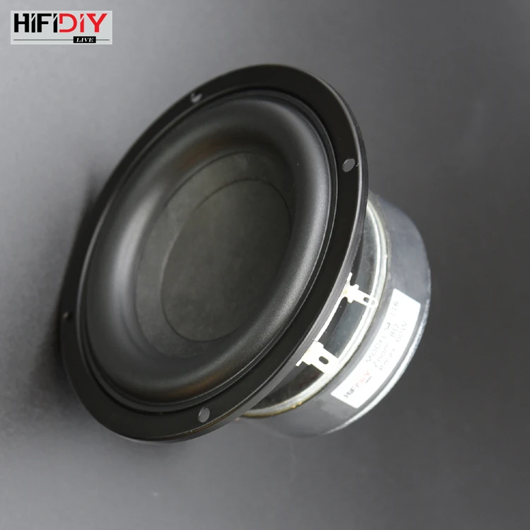 HI-FI DIY S4-116 4,5 дюймов 60 Вт аудио круглый НЧ динамик высокой мощности бас домашний кинотеатр 2,1 блок сабвуфера 2 кроссовер Lou динамик s