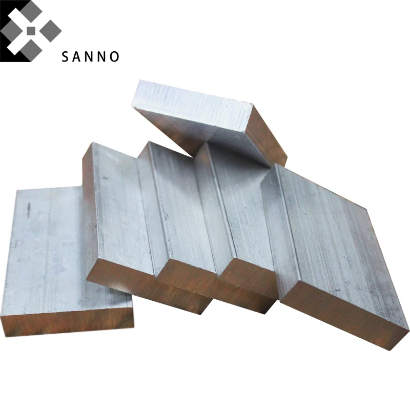 

5 PCS Can be customized alloy aluminum plate 5X5X500mm / 2X25X500mm / 6X25X500mm soild conductive flat aluminum bar