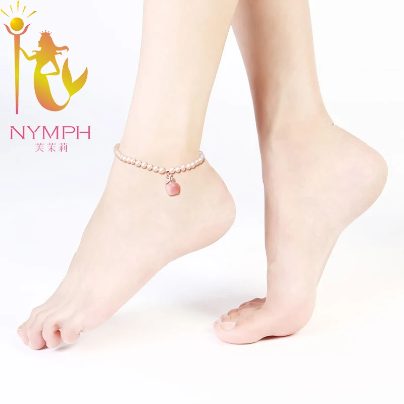 Браслеты-анклеты NYMPH NYJL100 женские свадебные ювелирные украшения из натурального