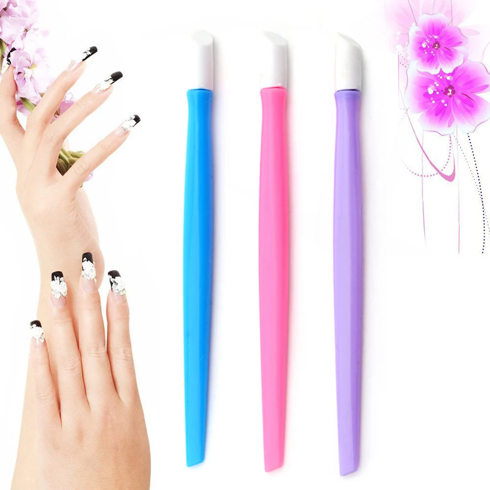 ELECOOL 5Pcs Sticks Cuticle Pusher Cuticle Remover For Nail Art Care