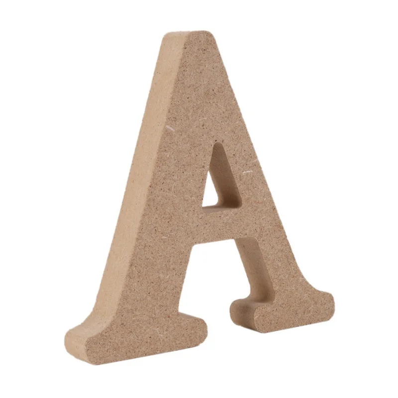 

1Pcs DIY Home Decor Wooden Letter 26 Wood English alphabet Wedding Decoration DIY Handcrafts Ornaments Crafts Accessories Hot