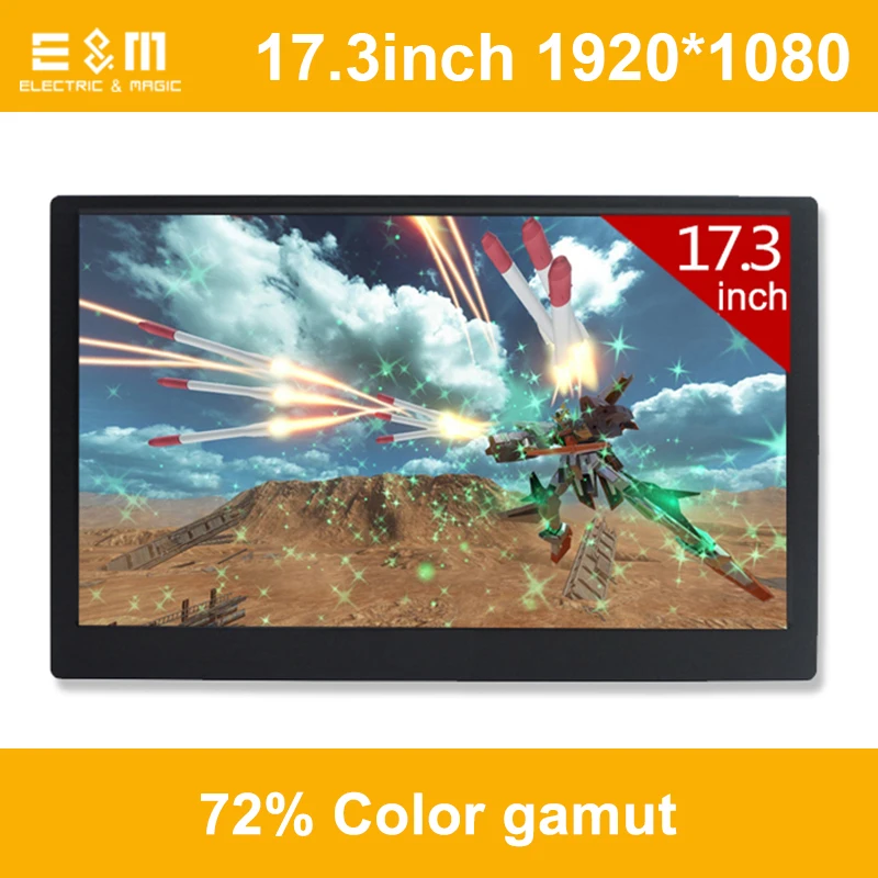 Achat 17.3 pouce 120 hz NTSC 72% HDR IPS Type C Jeu Portable Écran De Rafraîchissement Élevé 1920*1080 Ps4 Xbox NS D affichage HDMI Moniteur PC Portable