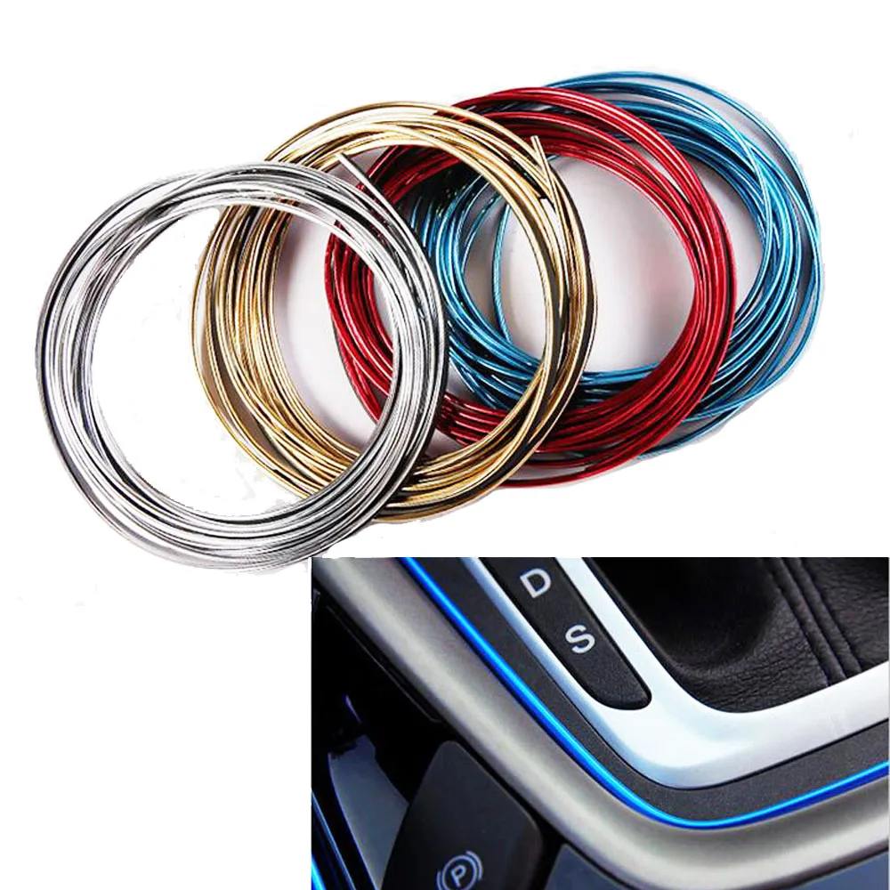 5M Car Styling Stickers On Cars Interior Trim Thread Brand Decoration