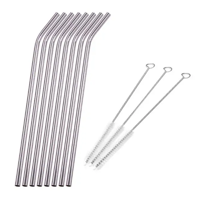 Nova Dobravel De Metal Beber Palha De Aco Inoxidavel Reutilizavel Palhinhas Palhas Para A Festa De Bar Acessorios Canudinhos Aliexpress