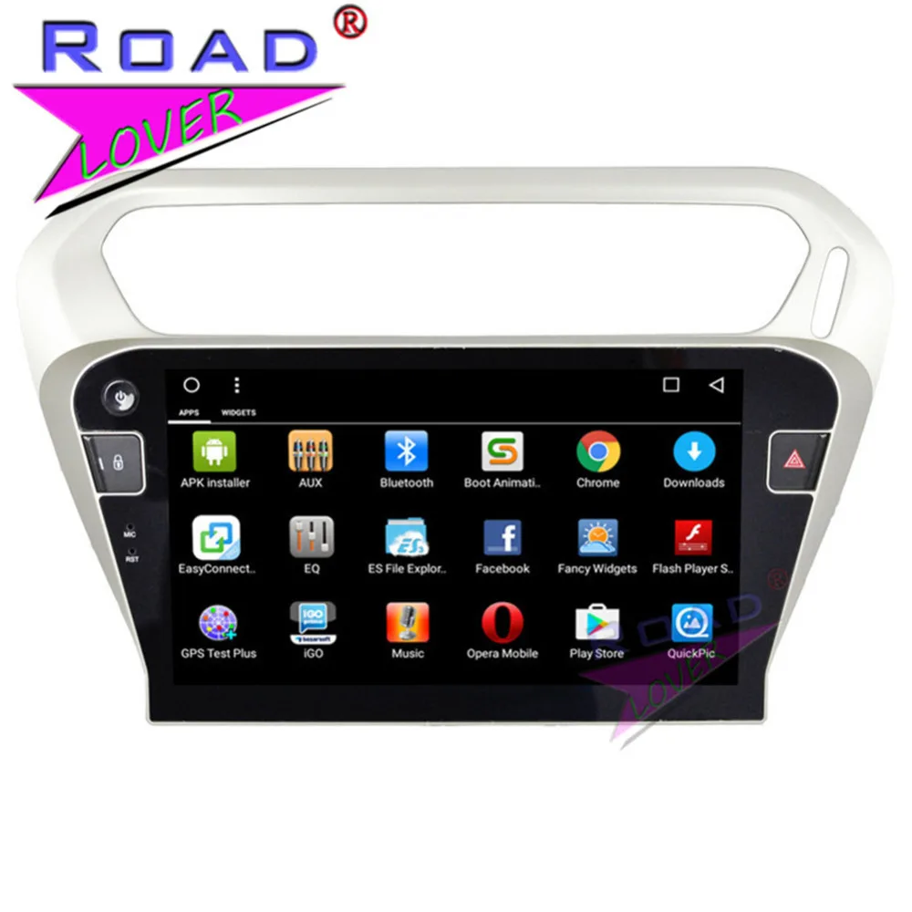 Sale Roadlover Android 8.1 Car Multimedia Radio For Citroen C-Elysee 2014 Peugeot 301 2014 Stereo GPS Navigation Magnitol Din NO DVD 1