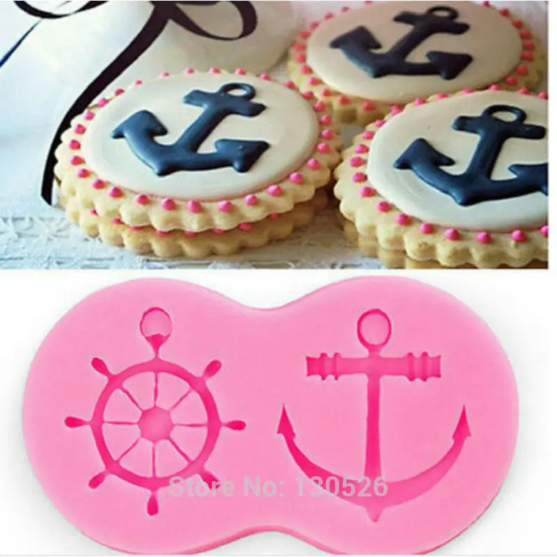 

Rudder and Anchor Silicone Mold Chocolate Fondant Cake Decoration fondant Tools Cookies Decorating Tools