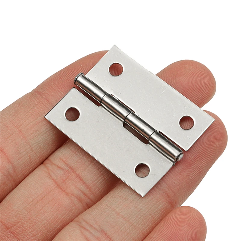 Stainless Steel Butt Hinges for Cabinet Drawer Door 1.5 Inch Length Widely Used for Door Furniture 10pcs/Set MTSPACE stainless steel hinges door hinges