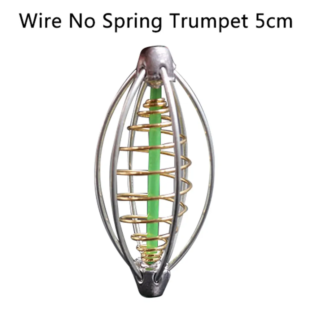 Рыболовная приманка клетка маленькая приманка клетка свинец грузило Рыболовная Ловушка корзина кормушка Держатель Рыболовные снасти проволока из нержавеющей стали рыбная приманка