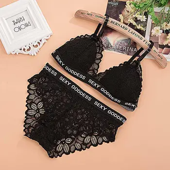 

iMucci Underwear women wire free suit sports lace push up panties girls