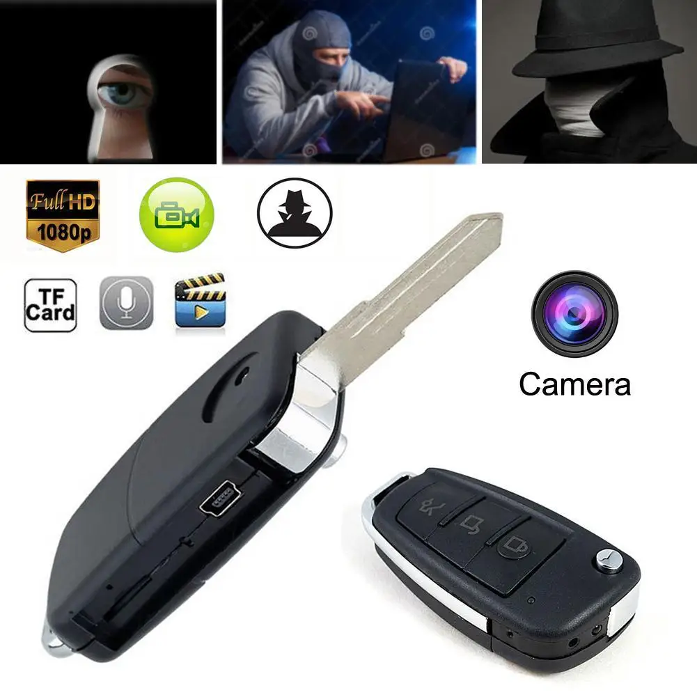 

1pcs Mini Car Key Chain DV Motion Detection Camera Camcorder Fantastic HD Webcam DVR Alert Webcam 720P Motion