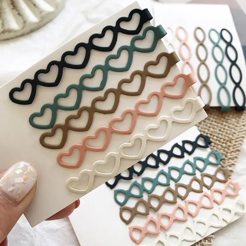 

5pcs/set Cute Fashion Kawaii Candy Color Hair Clips Hairpins Hairgrip Tools Women Girls Hair Accessories