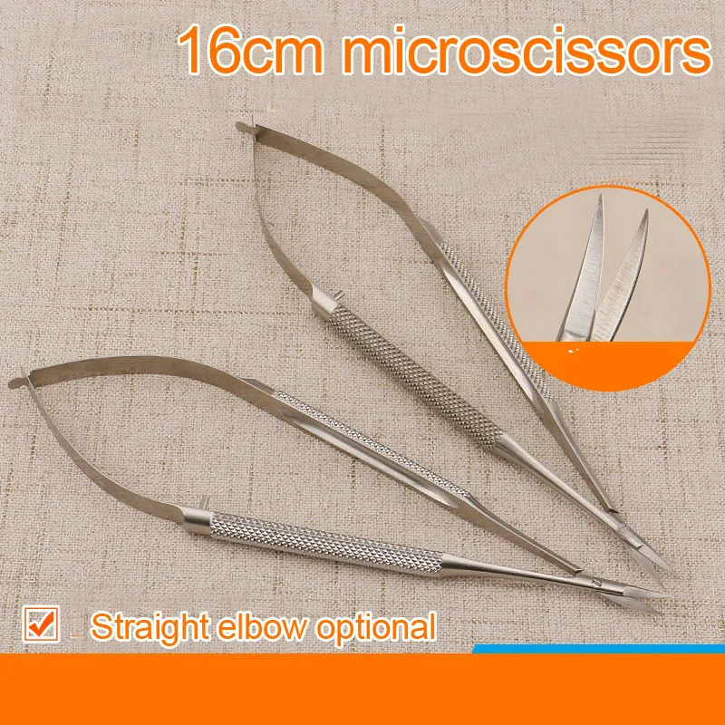 Microscopic Instruments 14 cm Micro Scissors Inner Barrier Cut Quality Scissors Hand Surgery Membranous Envelo 5