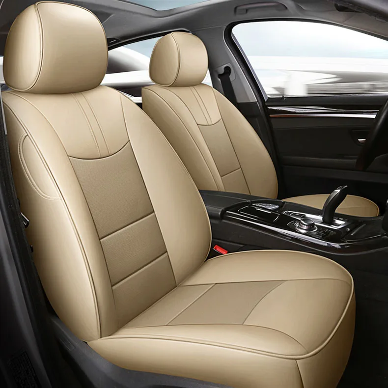  custom cowhide car seat cover for Porsche Macan Cayenne boxster Panamera Car Seat Cover PU Leather 