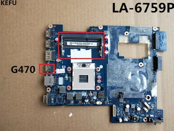 

KEFU Free Shipping For Lenovo G470 Laptop Motherboard PIWG1 LA-6759P Rev1.0 main board with HDMI Port