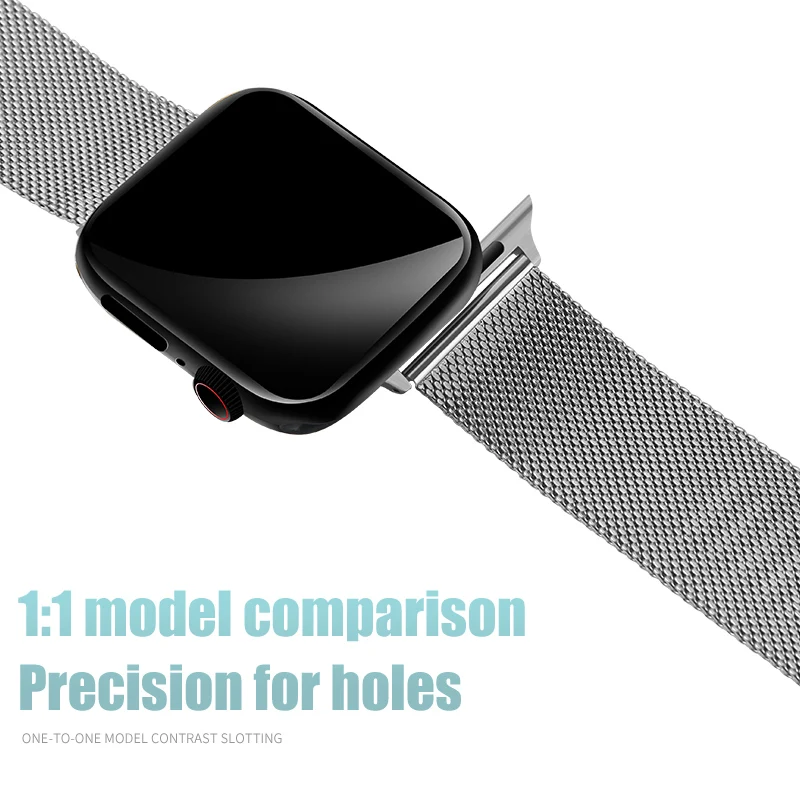 Ремешок из нержавеющей стали для Apple watch band Series 4 3 2 1 браслет наручных часов correa aplle
