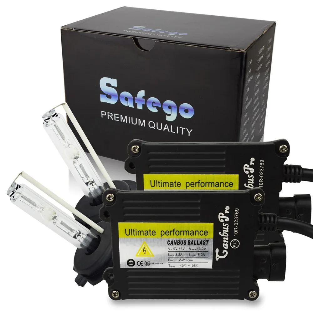 Safego HID ксеноновая лампа для цоколей H7 H4 H1 H8 H9 H10 H11 9004 HB3 9005 HB4 9006 9007 6000K 8000k без ошибок