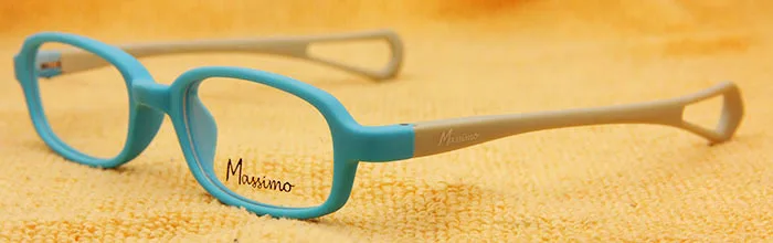 ESNBIE TR90 детские очки с эффектом памяти, оптическая оправа для детей, двухцветная модная оправа для девочек/мальчиков, оправа для детских очков, MC-1003 - Цвет оправы: Blue Gray