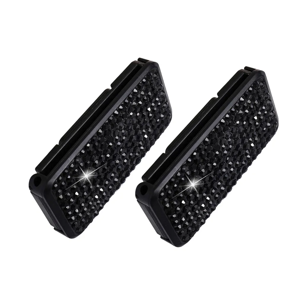 Crystal2PCS автокресло пояс безопасности застежка клип леди горный хрусталь ромба мода авто аксессуары