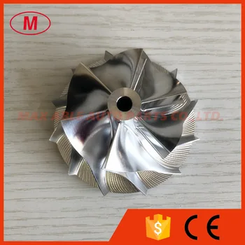 

RHF55 20G upgrade 52.56/68.01mm 6+6 blades high peroformance turbo aluminum 2618/Billet/milling compressor wheel